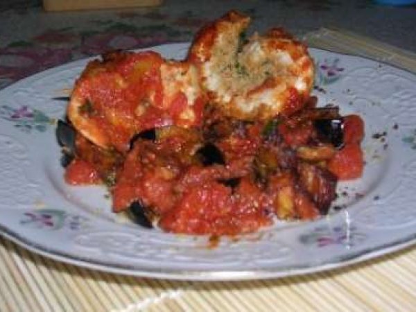 Involtini di pollo e melanzane