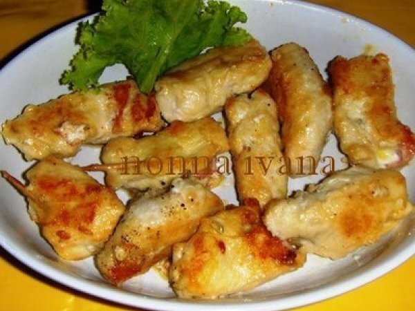 Involtini di pollo e zucchine