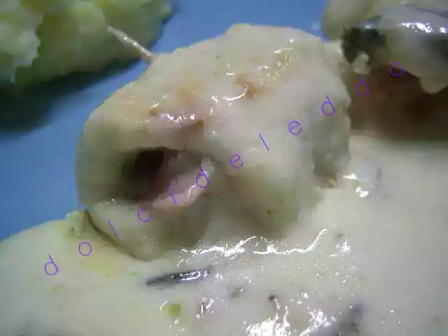 Involtini di pollo in salsa al formaggio