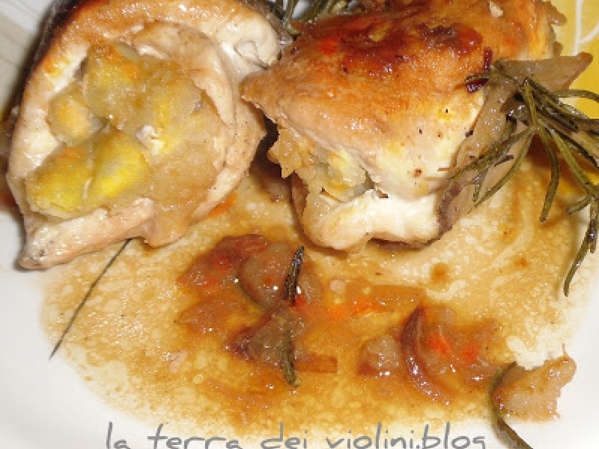 Involtini di pollo nel lardo di Colonnata