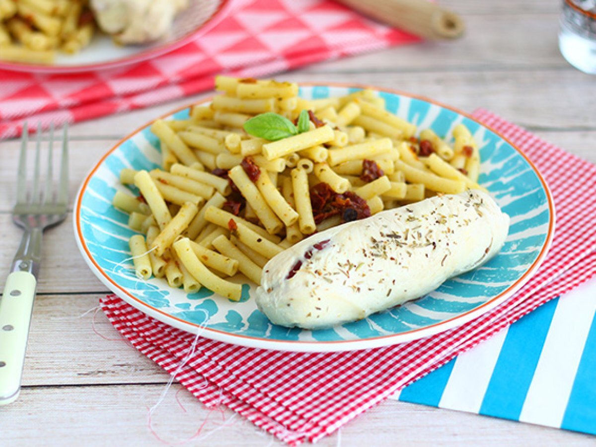 Involtini di pollo pomodori secchi e mozzarella - foto 2