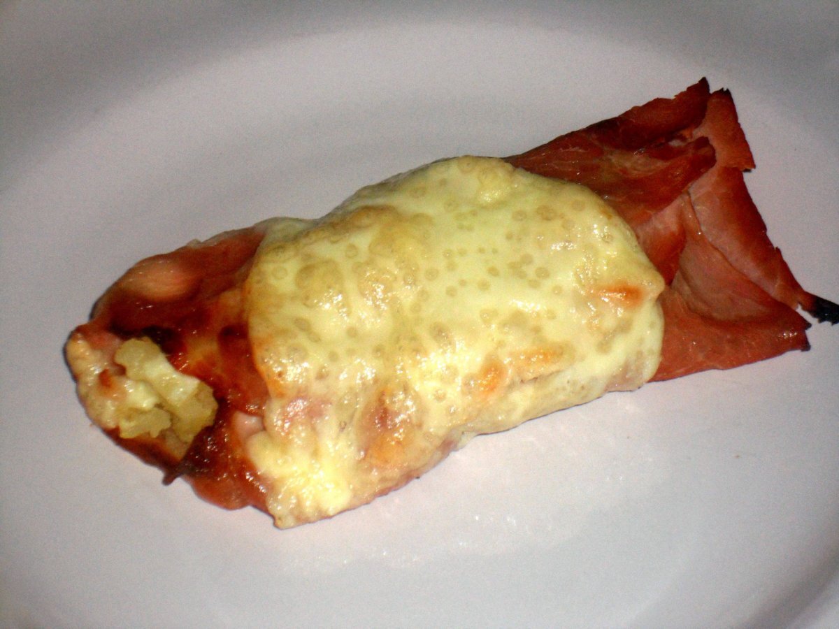 Involtini di prosciutto cotto
