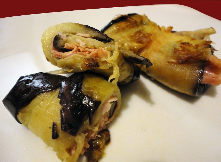 Involtini di prosciutto e melanzane Ricetta Petitchef