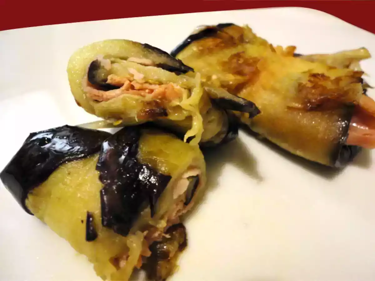 INVOLTINI DI PROSCIUTTO E MELANZANE
