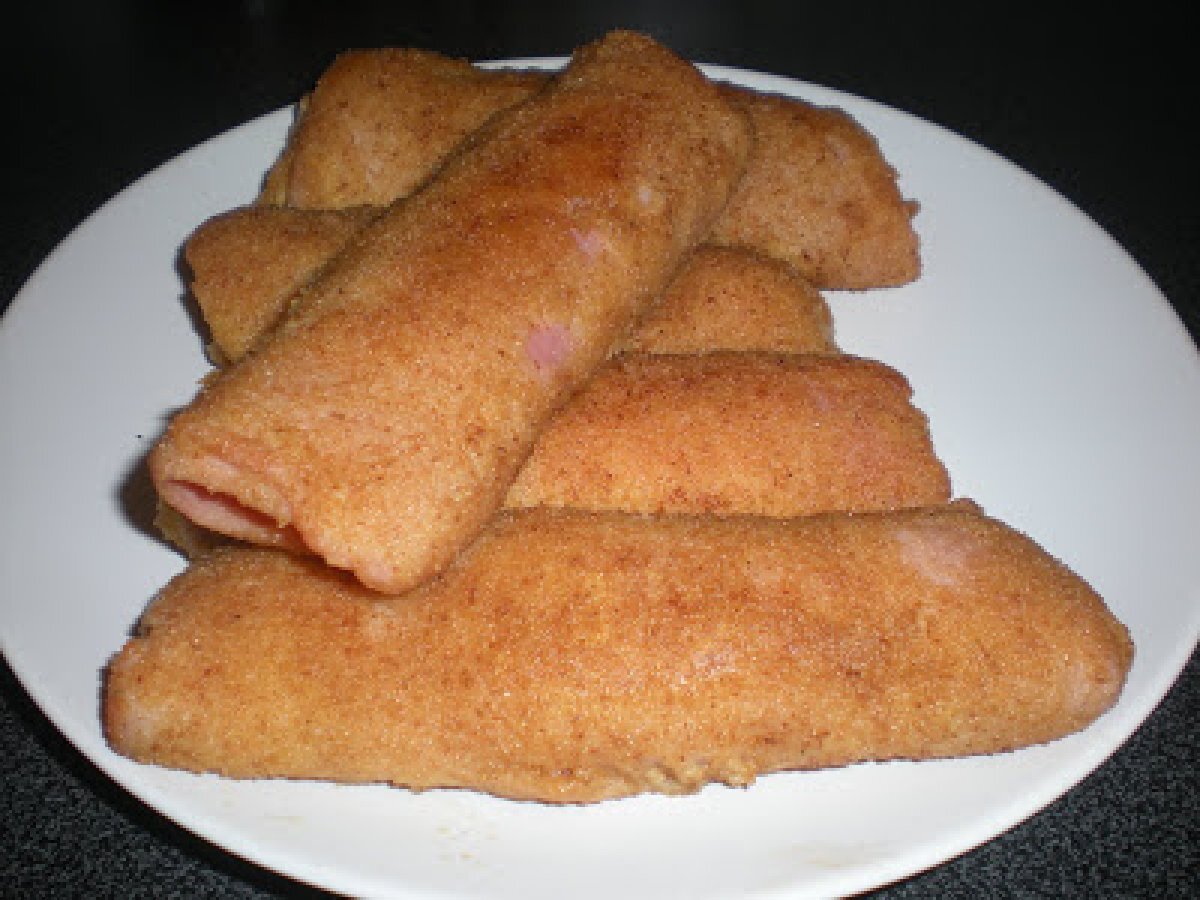Involtini di prosciutto impanati, foto 1