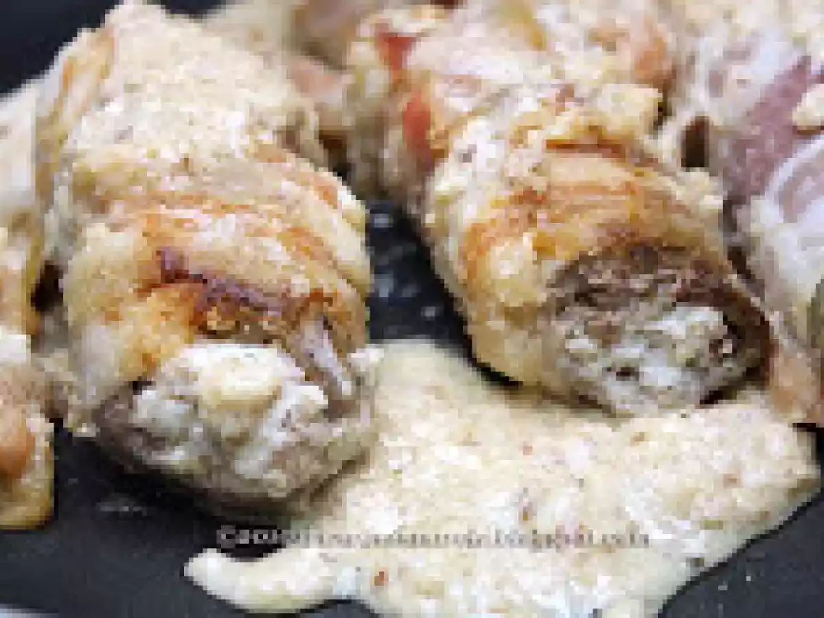 Involtini di scamone avvolti nello speck bianco di Sappada - foto 2