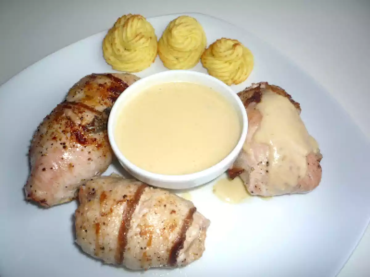 Involtini di tacchino ripieni alle castagne