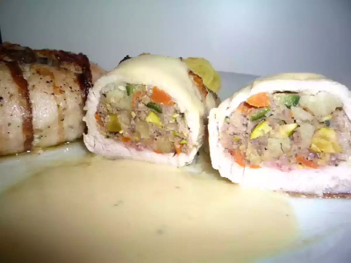 Involtini di tacchino ripieni alle castagne - foto 2