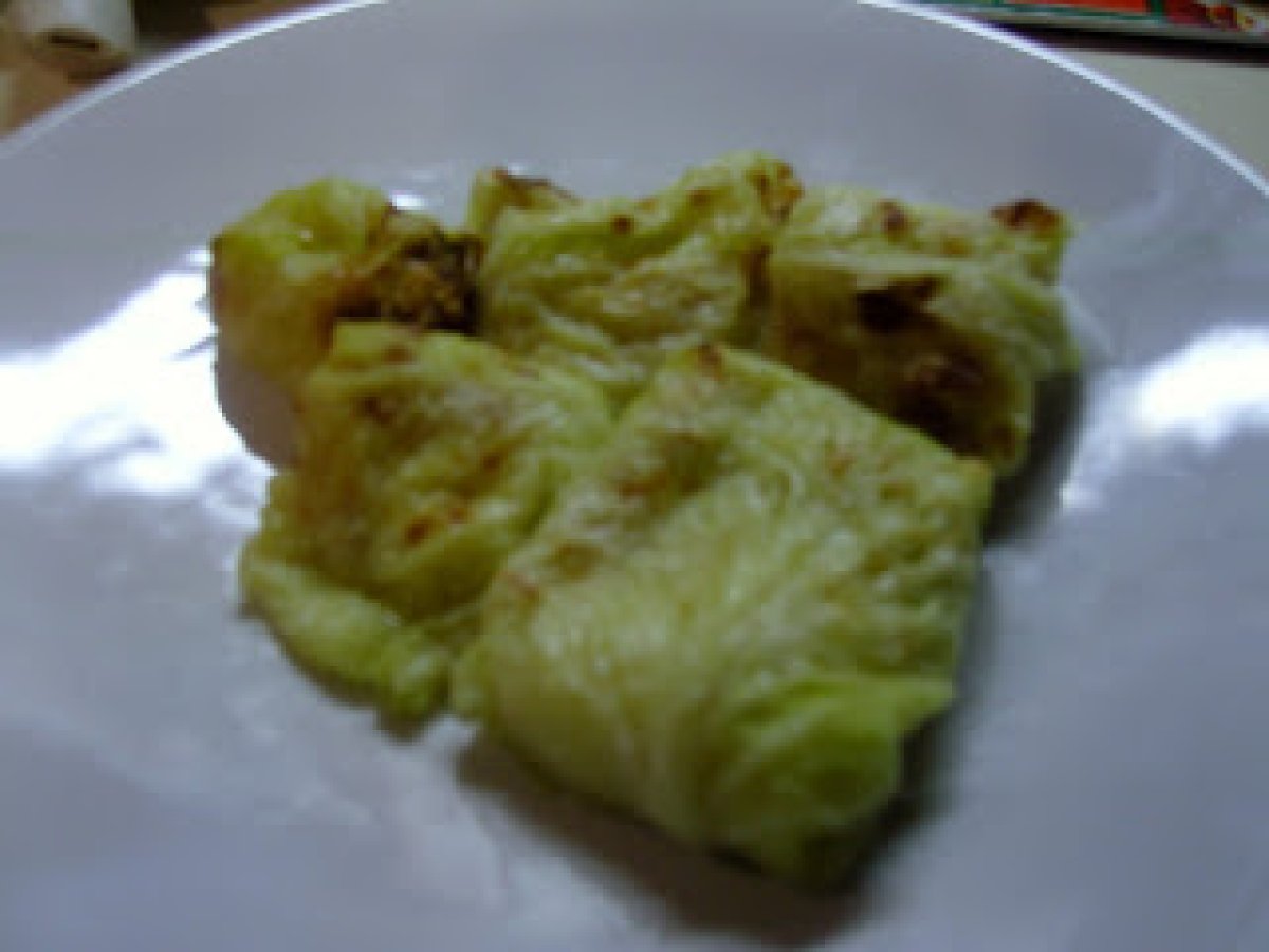 INVOLTINI DI VERZA CON SPECK E PATATE