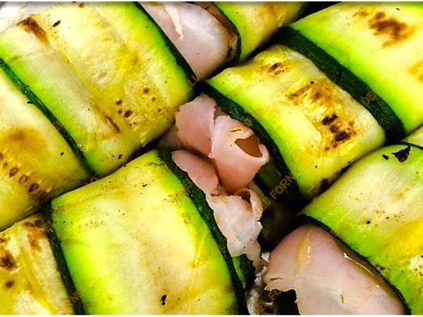 Involtini di zucchine e prosciutto cotto, Ricetta Petitchef