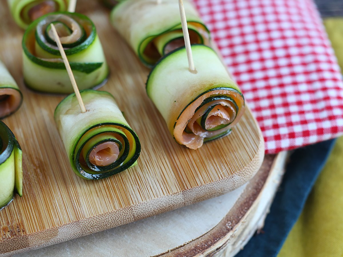 Involtini di zucchine e salmone affumicato - foto 2