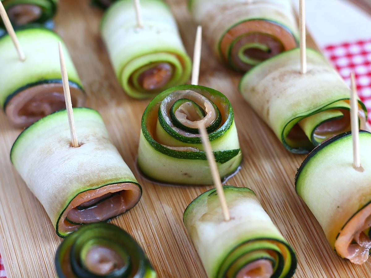 Involtini di zucchine e salmone affumicato - foto 4