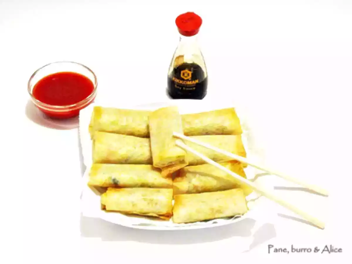 Involtini primavera al forno