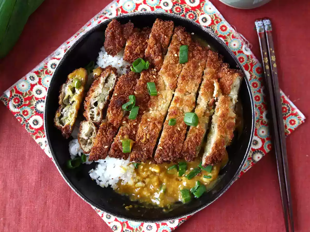 Katsu curry vegetariano: melanzane impanate con panko giapponese - foto 2