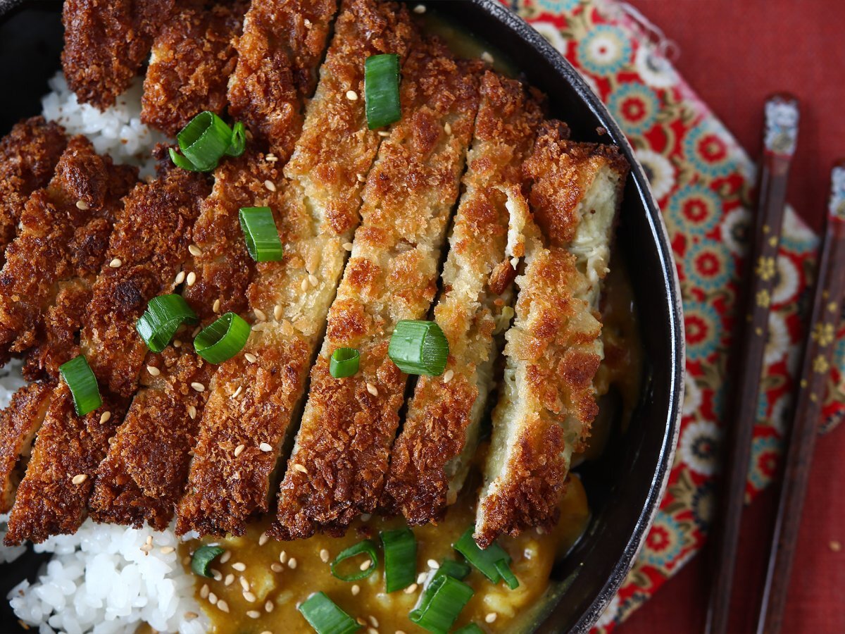 Katsu curry vegetariano: melanzane impanate con panko giapponese - foto 3
