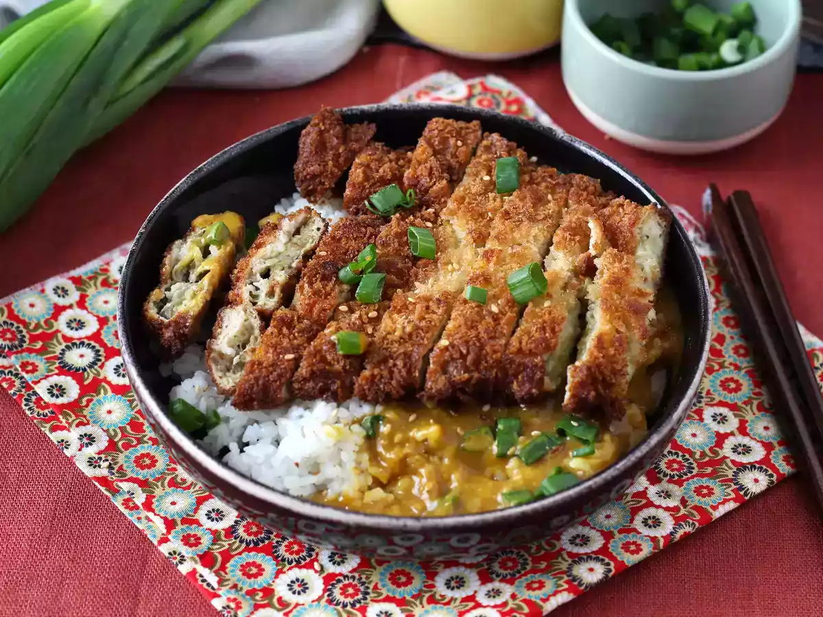 Katsu curry vegetariano: melanzane impanate con panko giapponese - foto 4