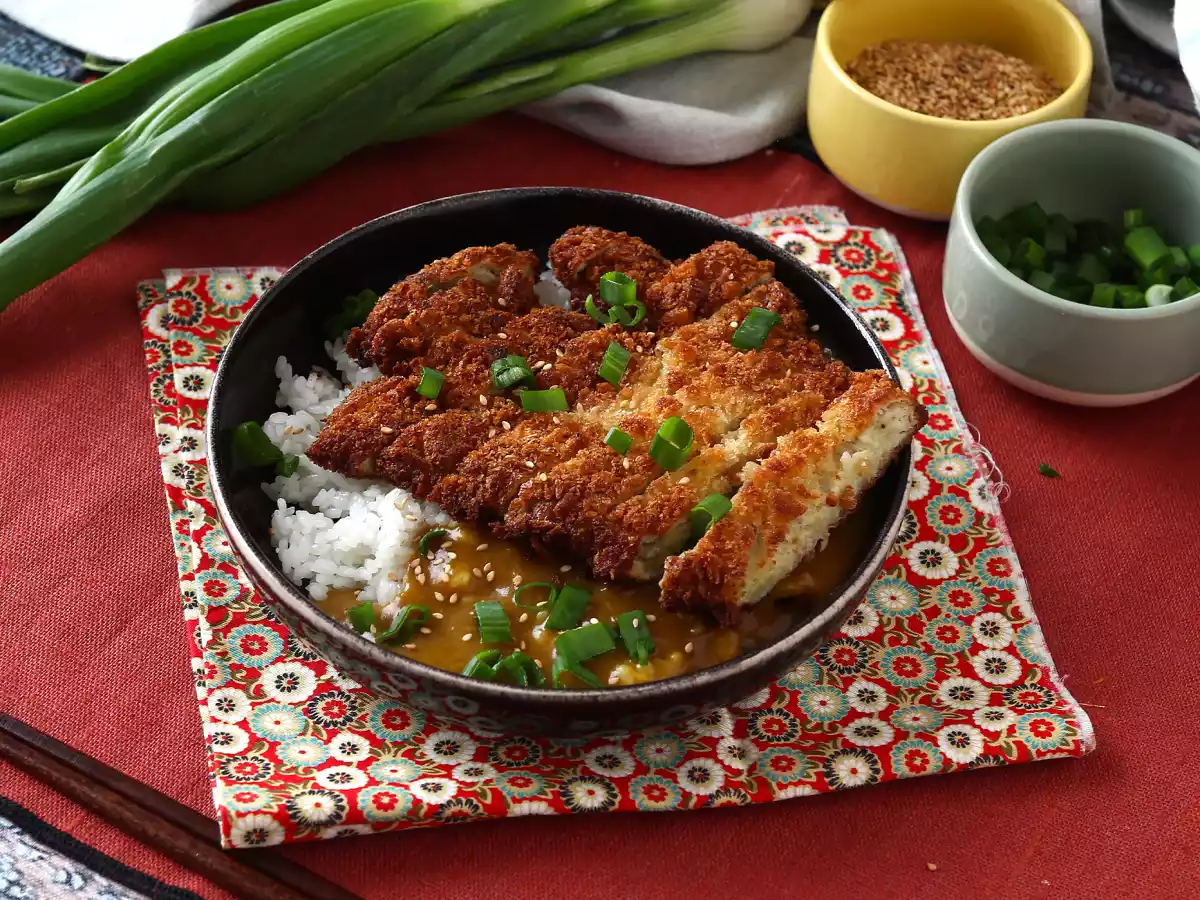 Katsu curry vegetariano: melanzane impanate con panko giapponese - foto 6