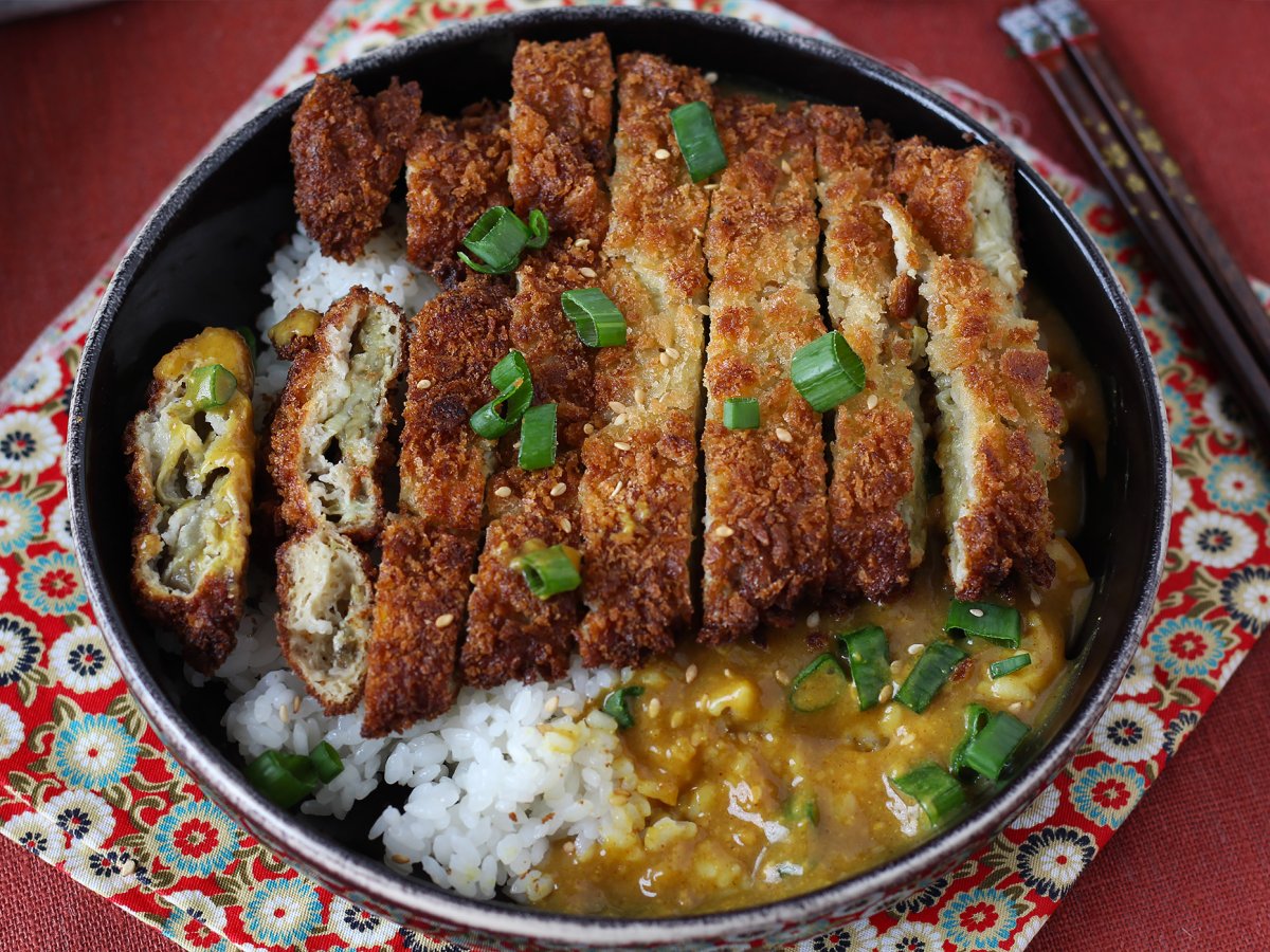 Katsu curry vegetariano: melanzane impanate con panko giapponese - foto 8