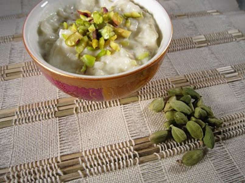 Kheer - Crema indiana di riso al cardamomo e pistacchi