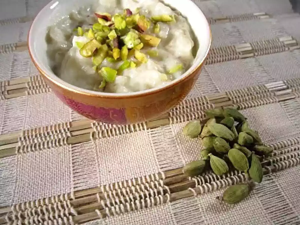 Kheer - Crema indiana di riso al cardamomo e pistacchi
