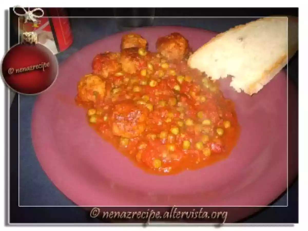 Köttbullar - Polpette Svedesi al sugo di piselli - foto 2