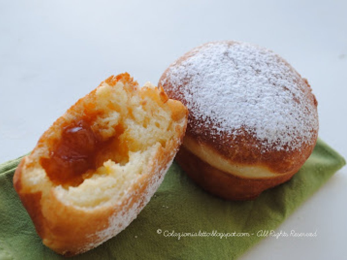 Krapfen per pigri con la macchina del pane