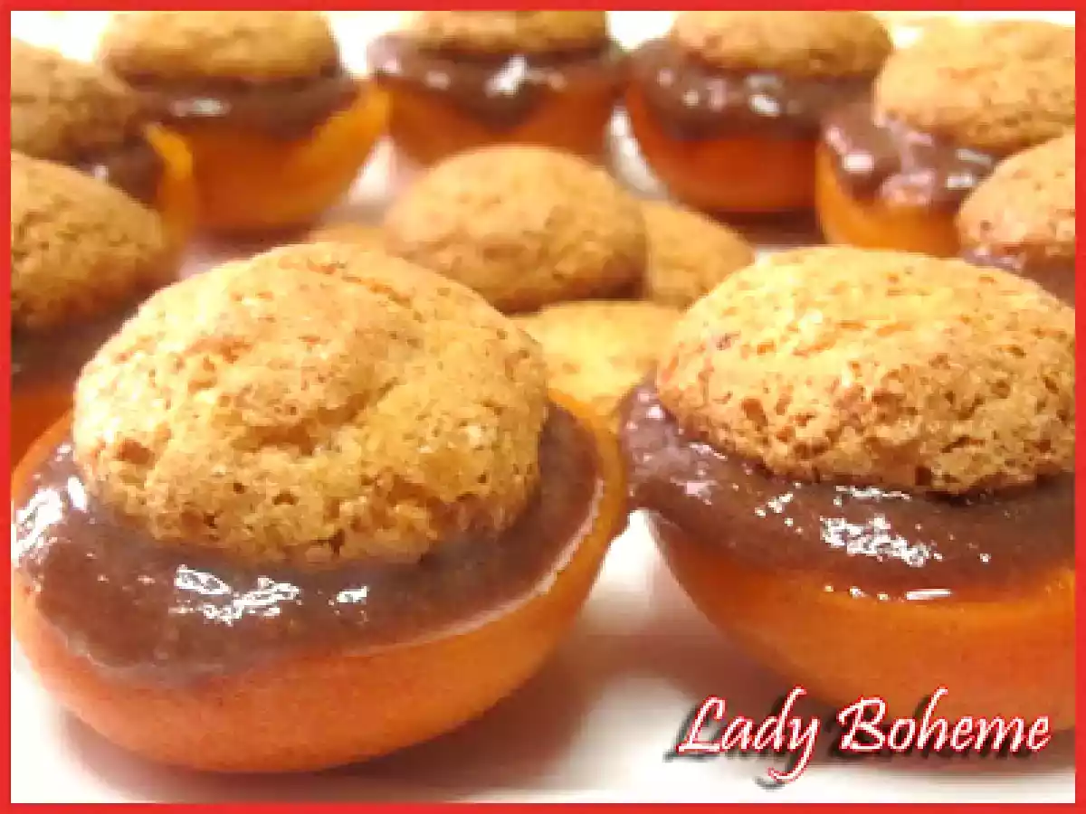 L'airone cenerino e delizia di albicocche e amaretti