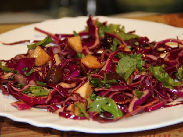 L'insalata di cavolo rosso e mele!, foto 2