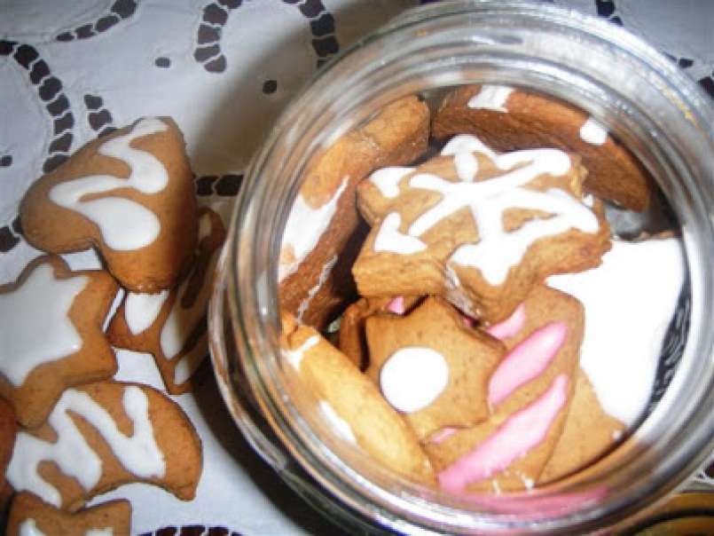 La bancarella dei dolci di Natale : biscotti al miele ed allo zenzero, foto 1