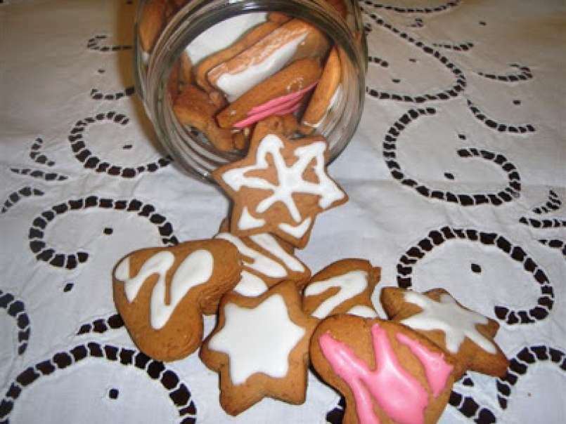 La bancarella dei dolci di Natale : biscotti al miele ed allo zenzero, foto 3