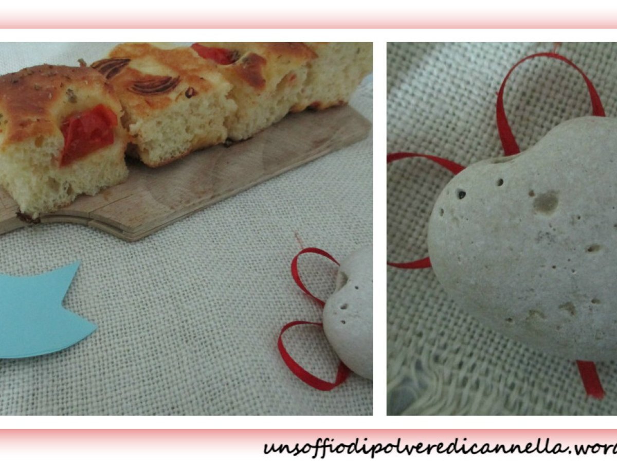 LA FOCACCIA DOUBLE FACE: SOFFICE DI SEMOLA E FIOCCHI DI PATATE