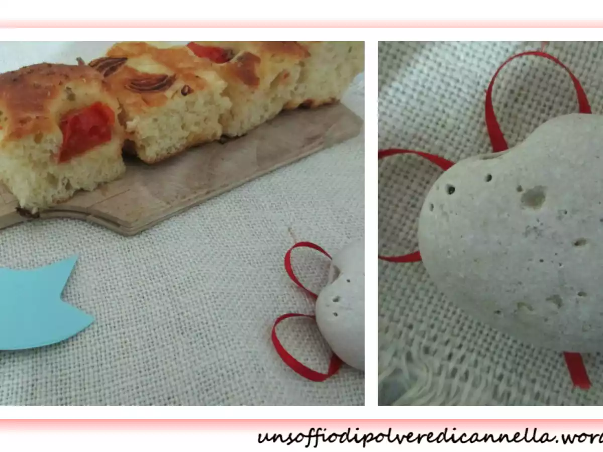 LA FOCACCIA DOUBLE FACE: SOFFICE DI SEMOLA E FIOCCHI DI PATATE