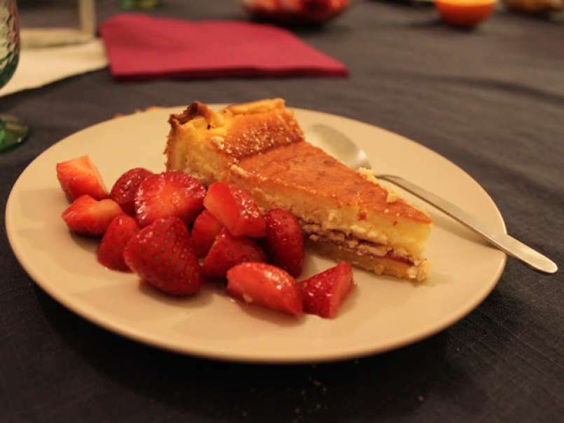 La mia torta di compleanno, cheesecake alle fragole, foto 2