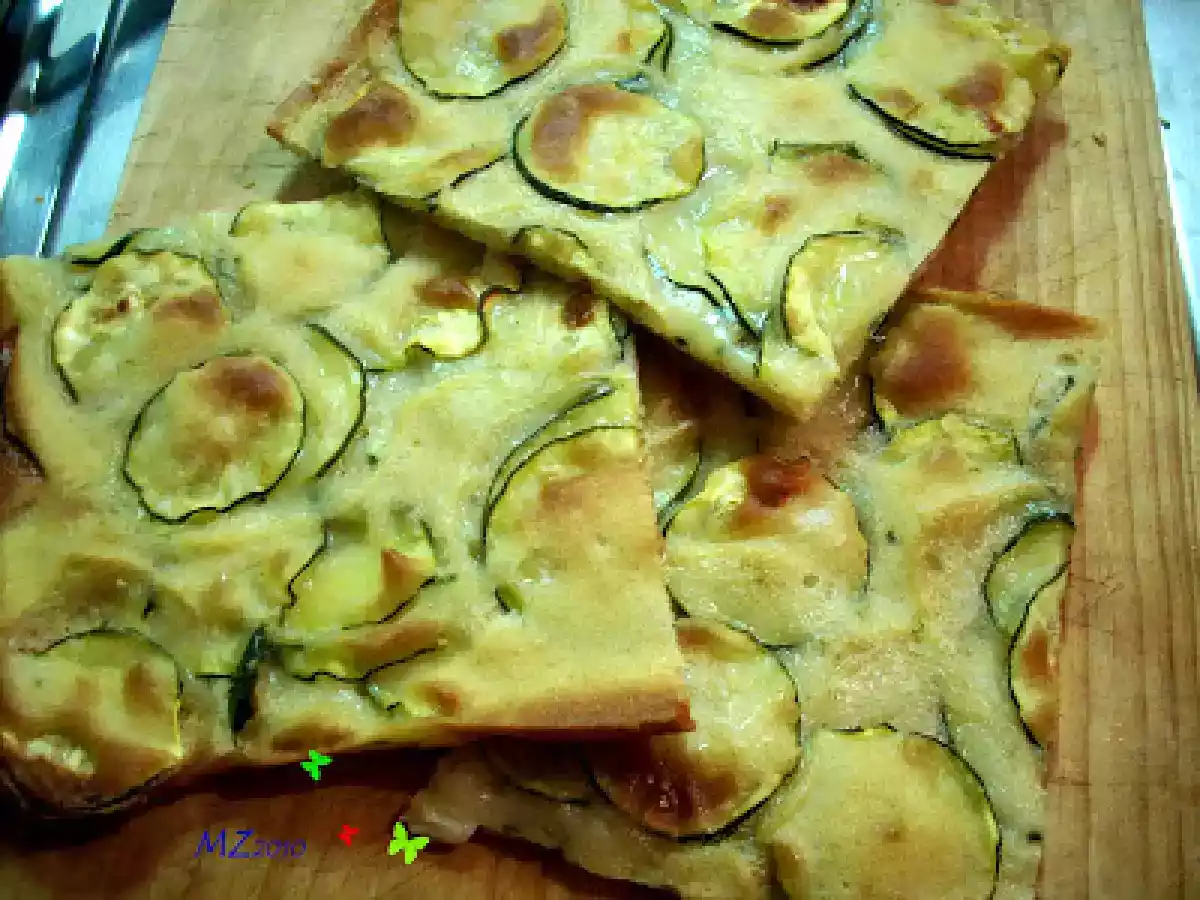 La mitica schiacciatina di zucchine