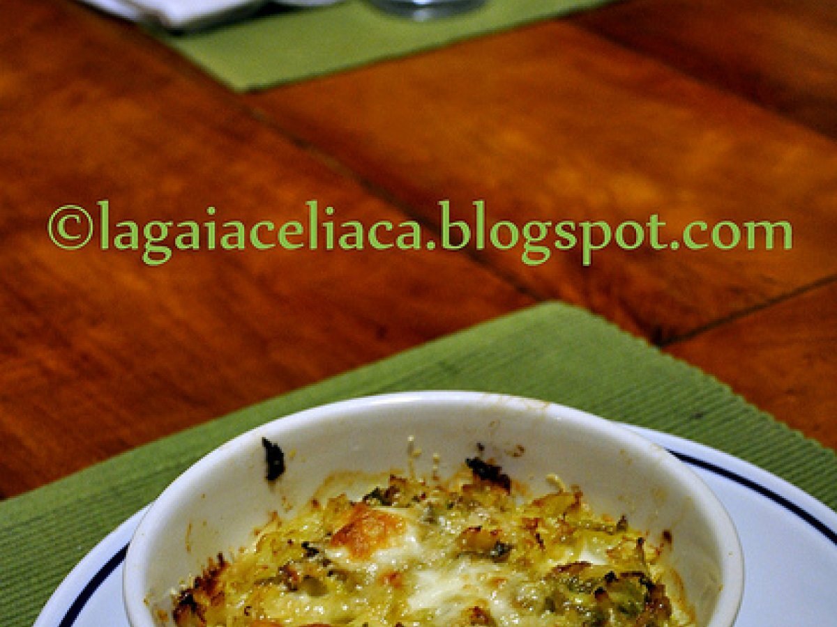 La polenta del riciclo (con le verze)