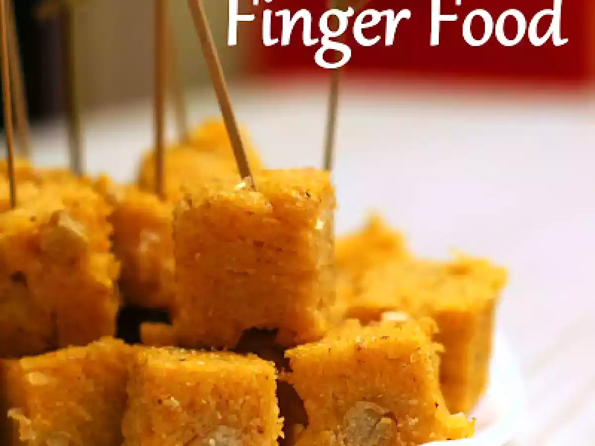 La polenta si fa chic! Finger food di polenta e ceci - foto 2