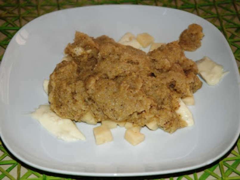 La ricetta della Polenta di mais e grano saraceno con fontina di alpeggio e gorgonzola dop, foto 1