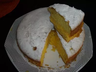 La torta all'arancia ripiena di crema all'arancia, foto 2