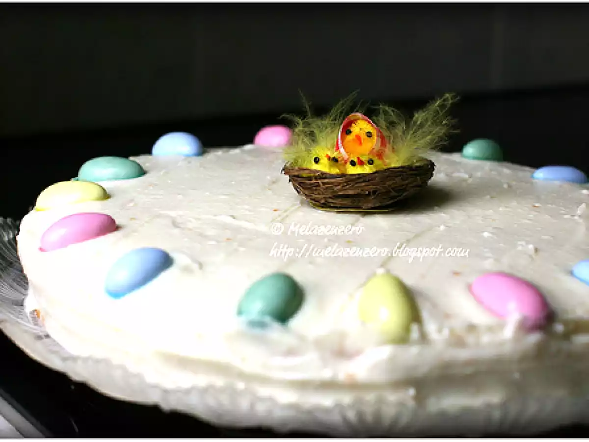 La torta di pasqua per bambini: mamma gallina, i pulcini e gli ovetti