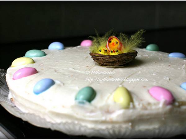 La torta di pasqua per bambini: mamma gallina, i pulcini e gli ovetti