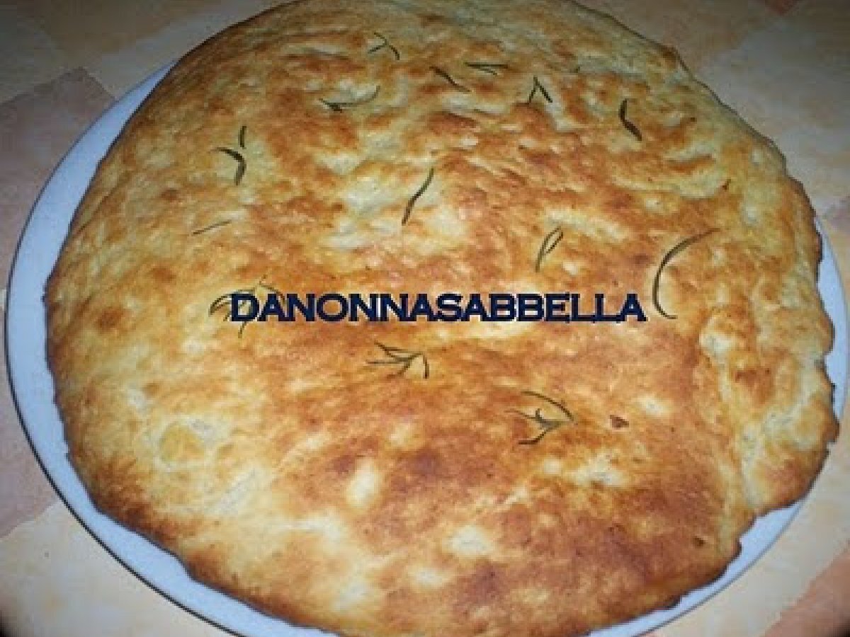 LA VERA FOCACCIA BARESE(IMPASTO)