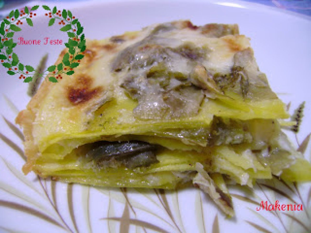 Lasagna ai carciofi