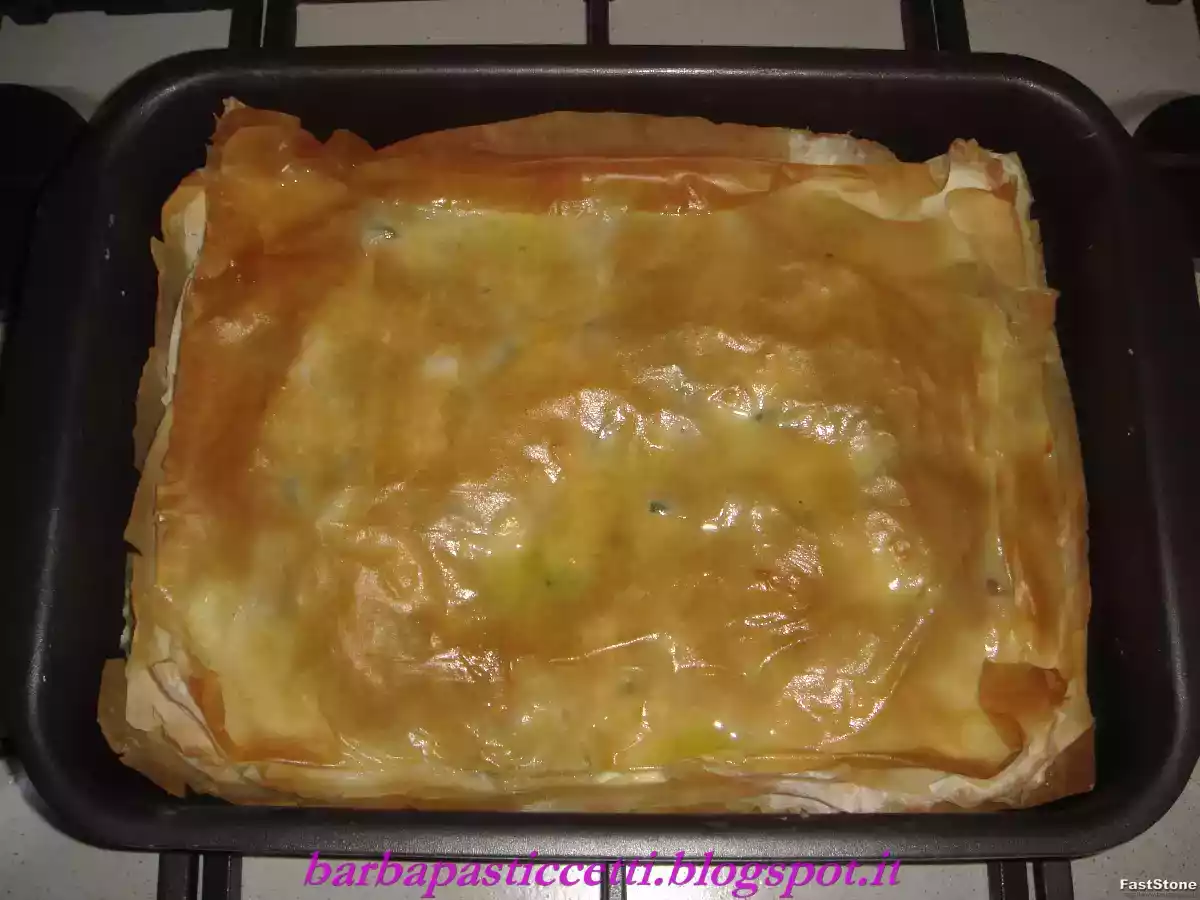 Lasagna all'ortolana (zucchine/patate/mozzarella) di Pasta fillo!