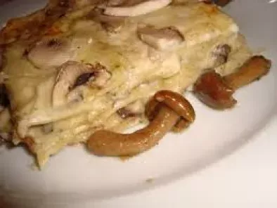 Lasagna con funghi