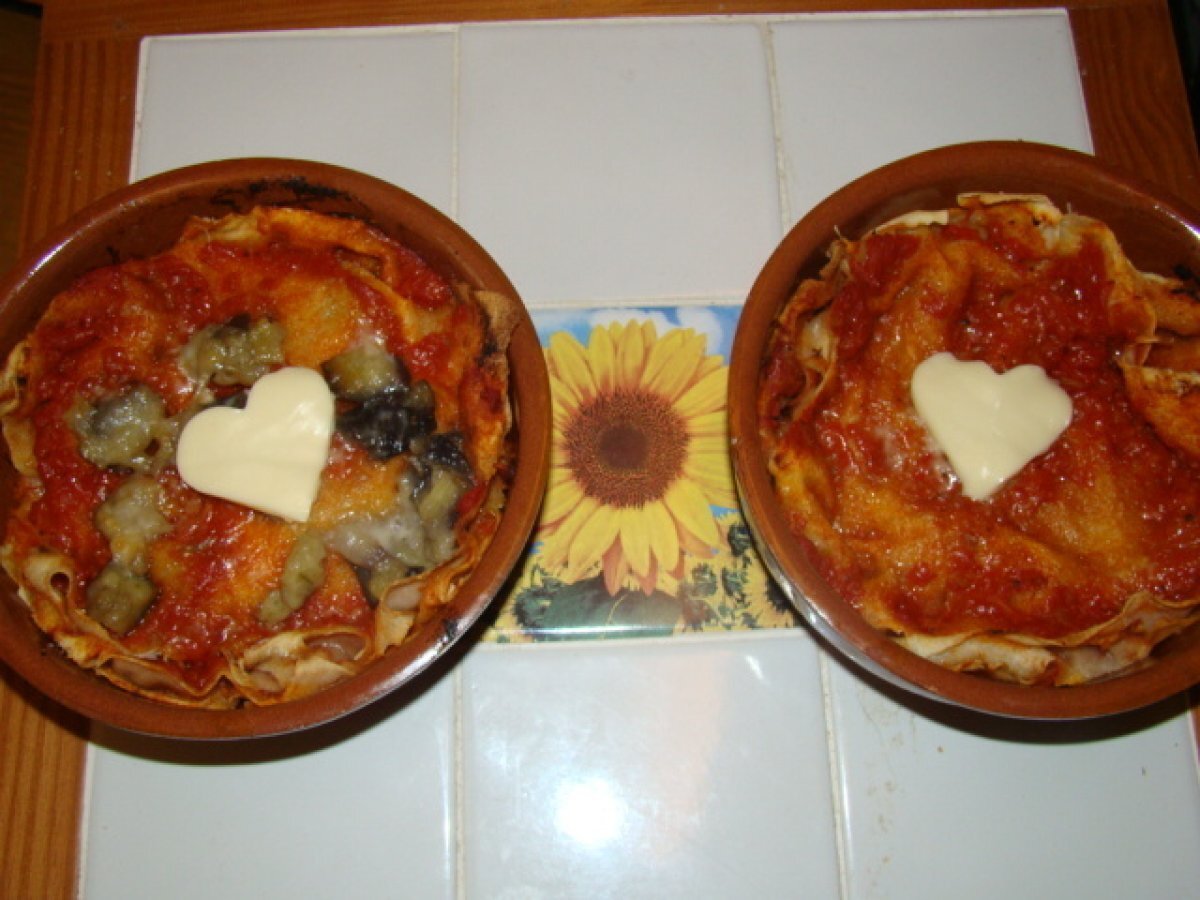 Lasagna di pane carasau con melanzane, foto 1