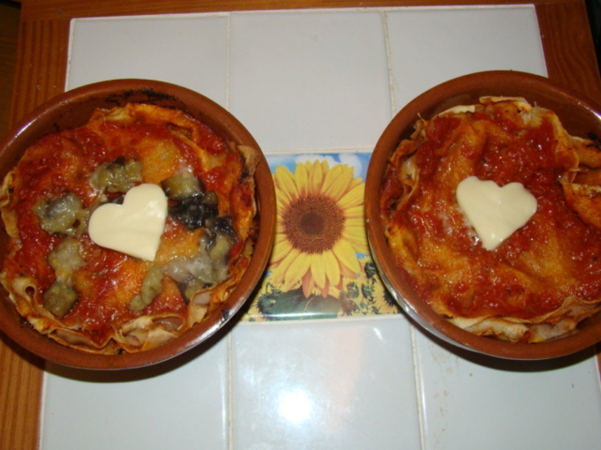 Lasagna di pane carasau con melanzane