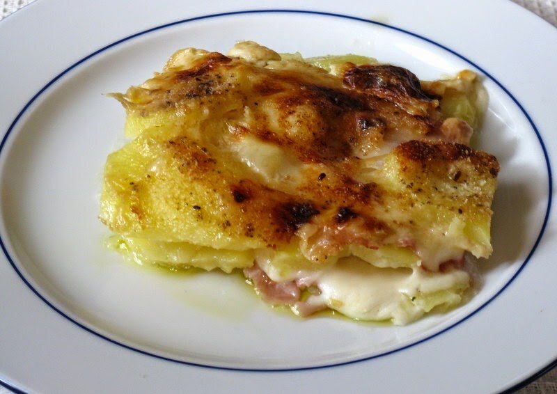 Lasagna di patate, prosciutto e mozzarella, Ricetta Petitchef