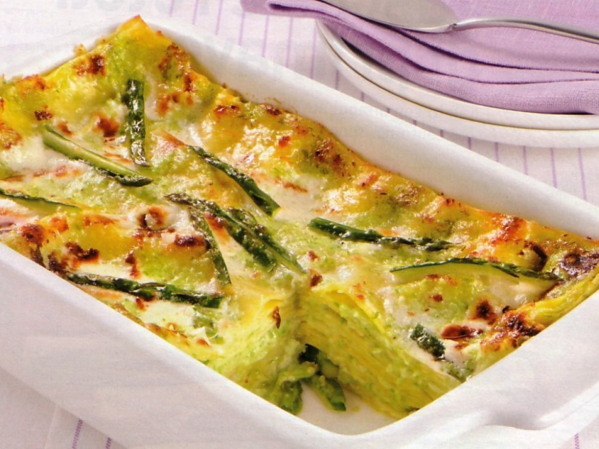 ricetta lasagne con gli asparagi