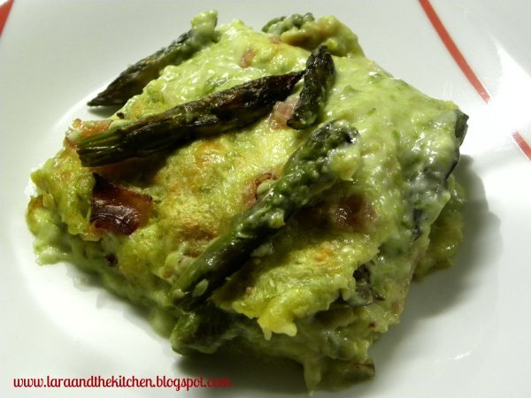 LASAGNE AGLI ASPARAGI E PROSCIUTTO COTTO