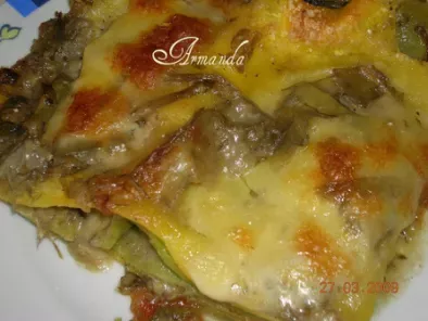 Lasagne ai carciofi con besciamella - foto 2